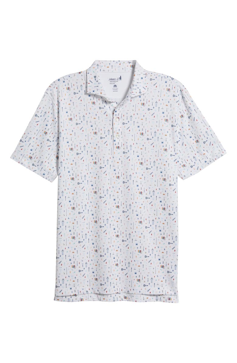 johnnie-O Bar Cart Libations Print PREP-FORMANCE Golf Polo, Alternate, color, 