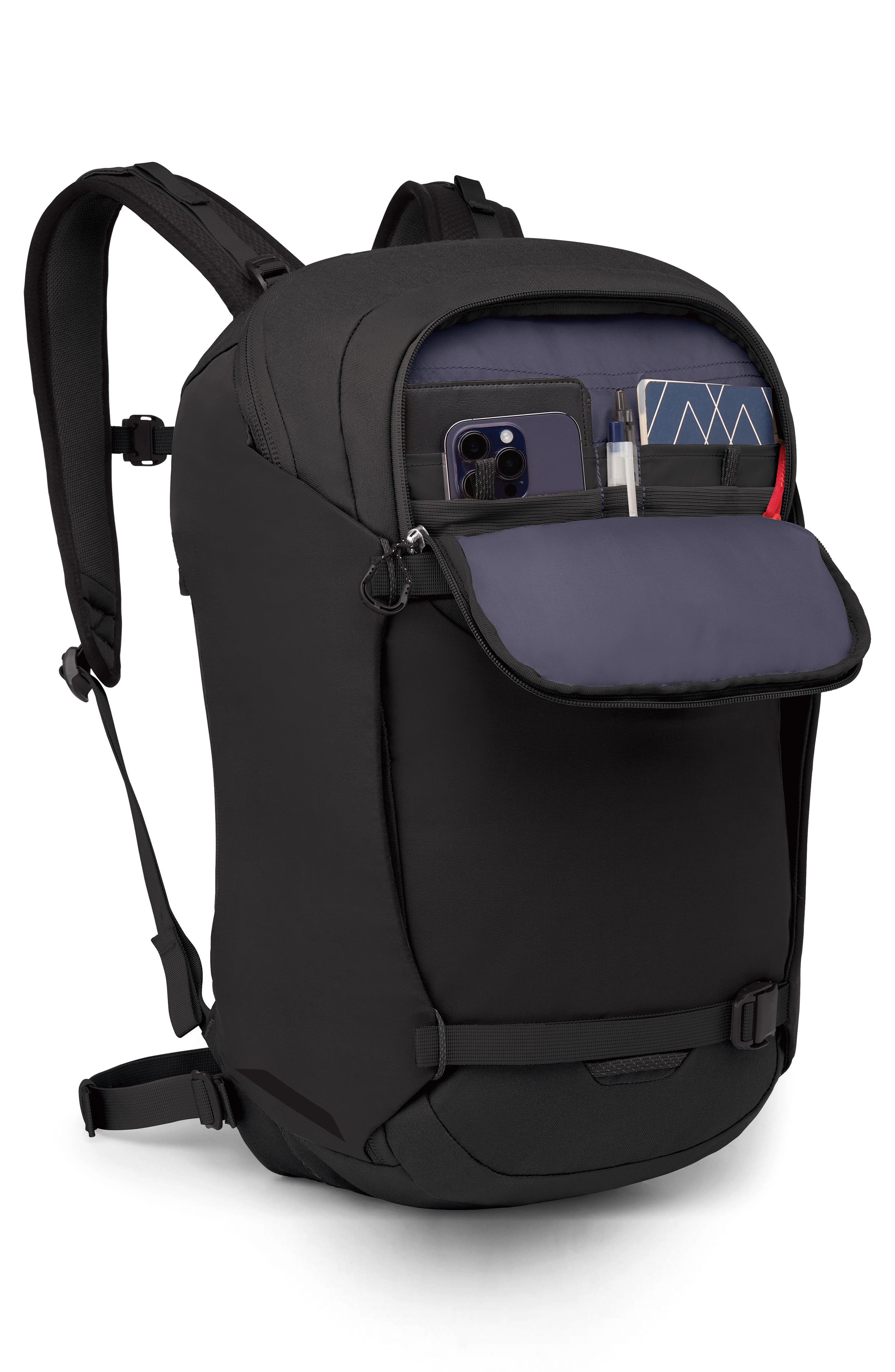 Osprey Metron 24 Backpack, Alternate, color, Black