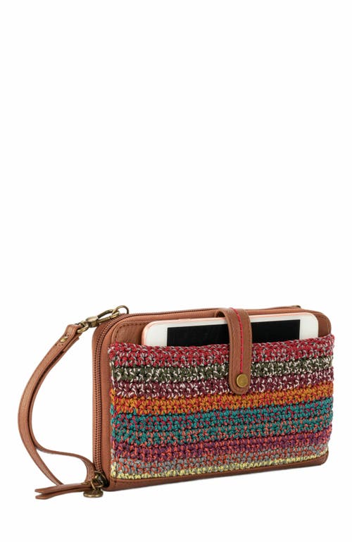 The Sak Iris Smartphone Crossbody In Sunset Stripe
