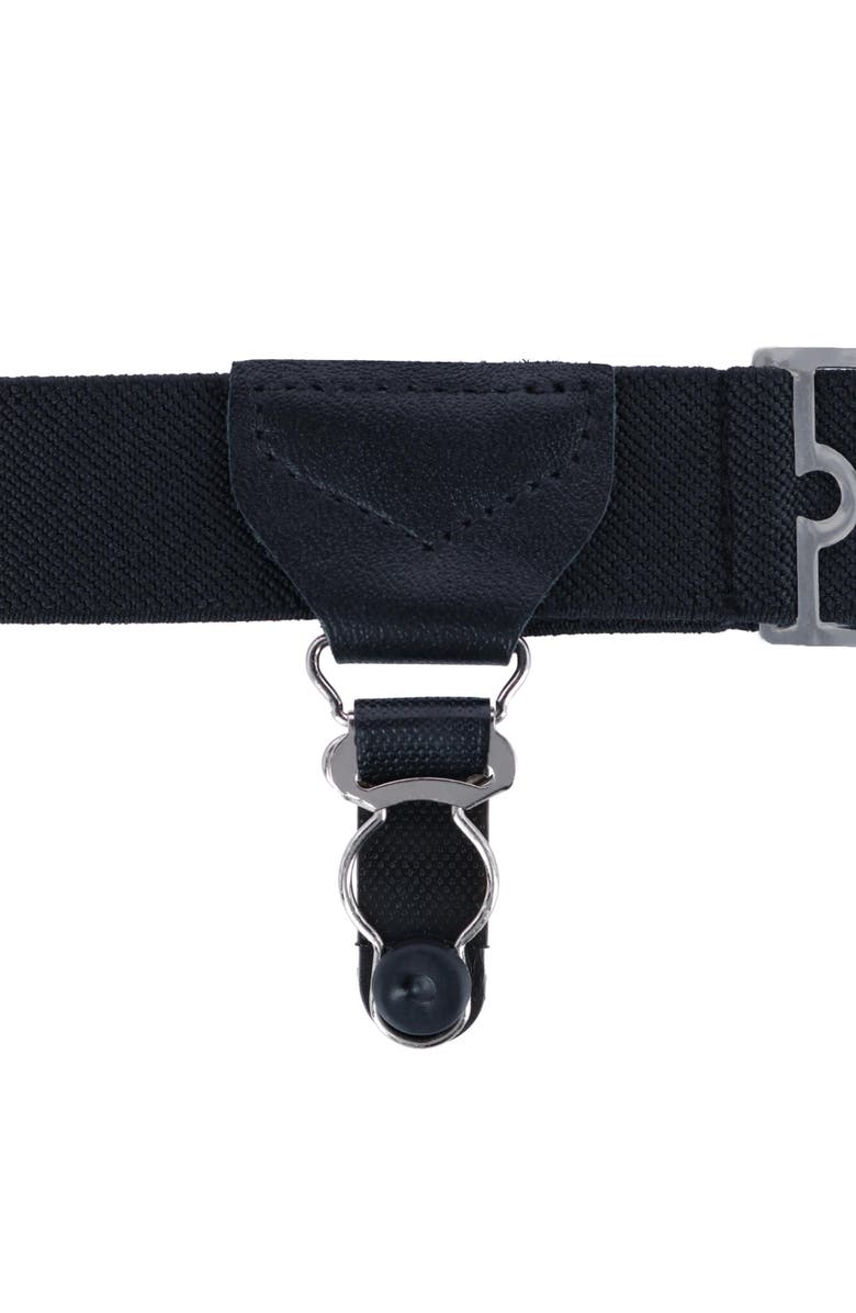 Trafalgar Sutton Single Grip Sock Garters, Alternate, color, Black