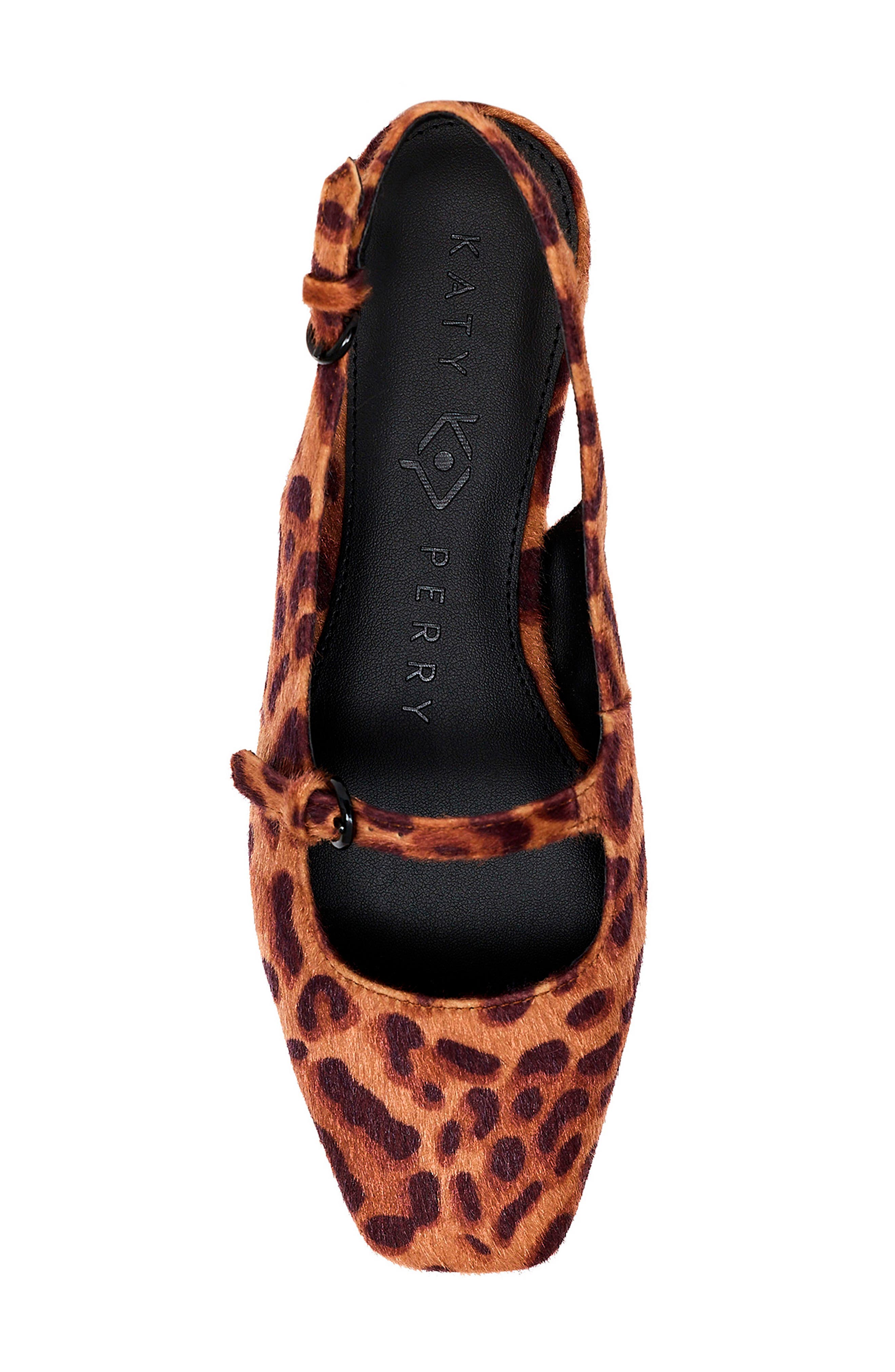 Katy Perry The Evie Faux Calf Hair Slingback Flat, Alternate, color, 