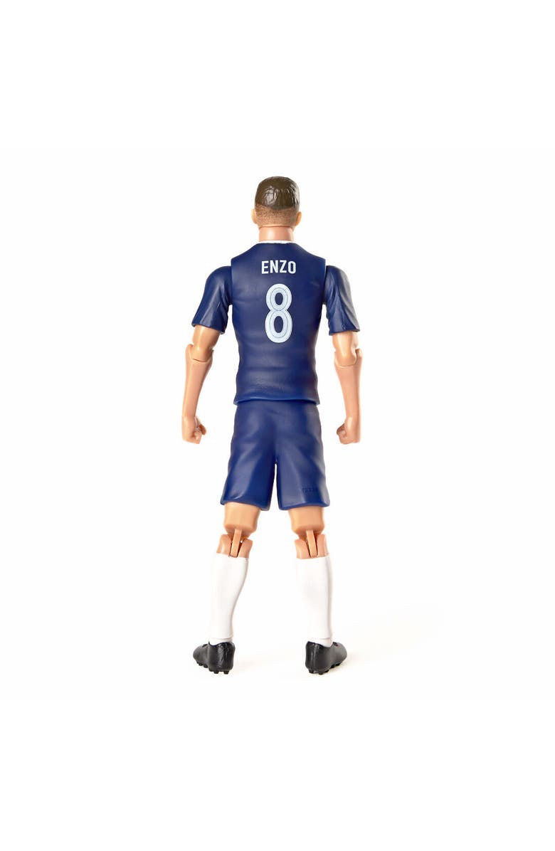 Banbo Toys SOCKERS Chelsea F.C. Enzo Fernández 8" Collectible Soccer Action Figure, Alternate, color, Blue