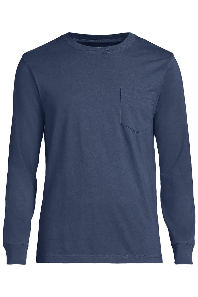 Super-t Long Sleeve T-shirt With Pocket, Alternate, color, Nightfall Blue