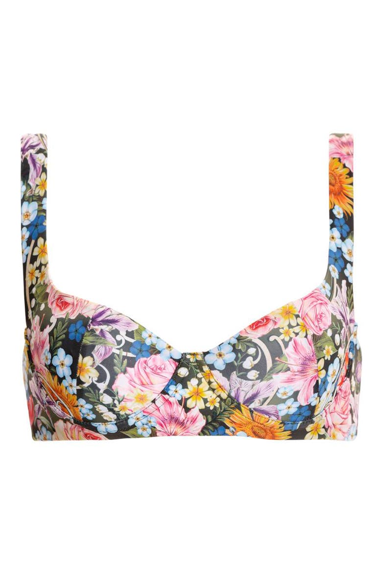 Balena Dreamin' Underwire Bikini Top, Main, color, PINK FLORAL MULTI