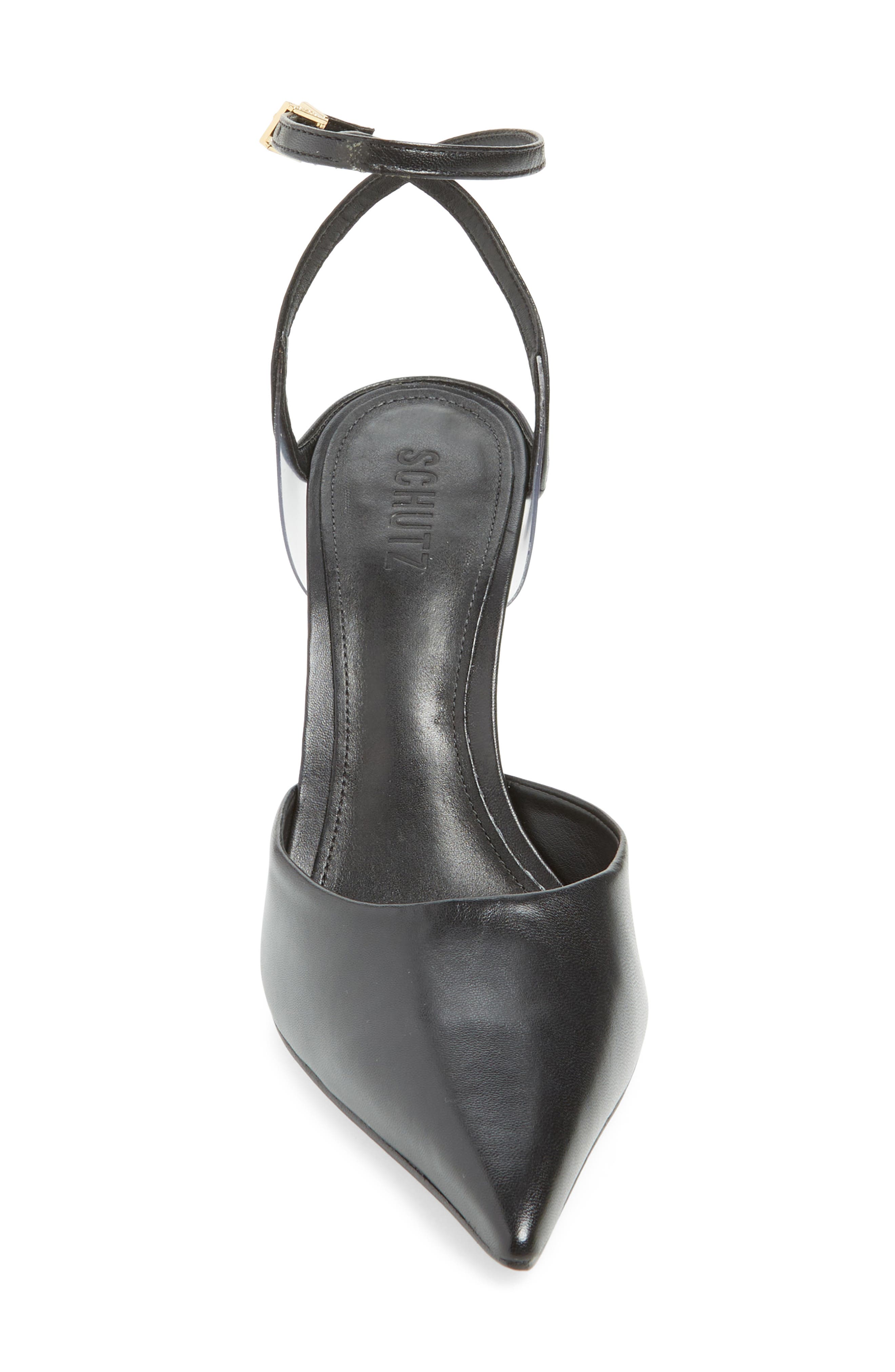 Schutz Skye Ankle Strap Pointed Toe Pump, Alternate, color, 