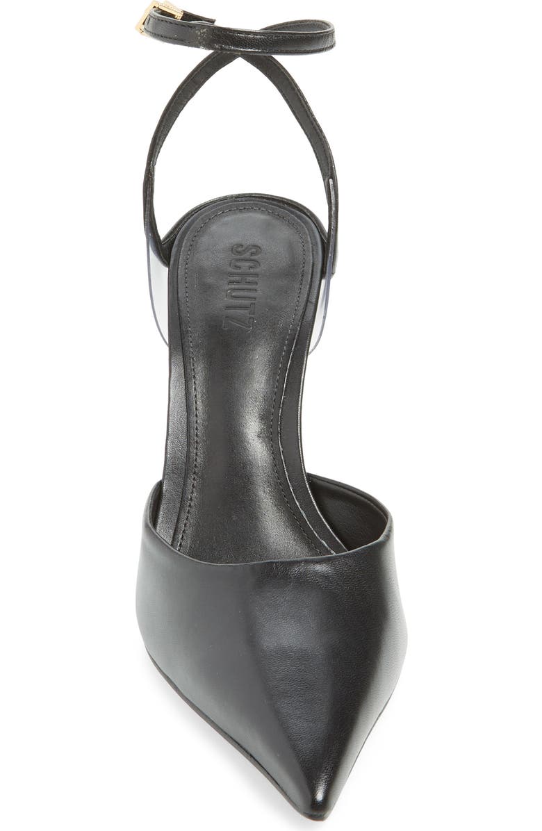Schutz Skye Ankle Strap Pointed Toe Pump, Alternate, color,
