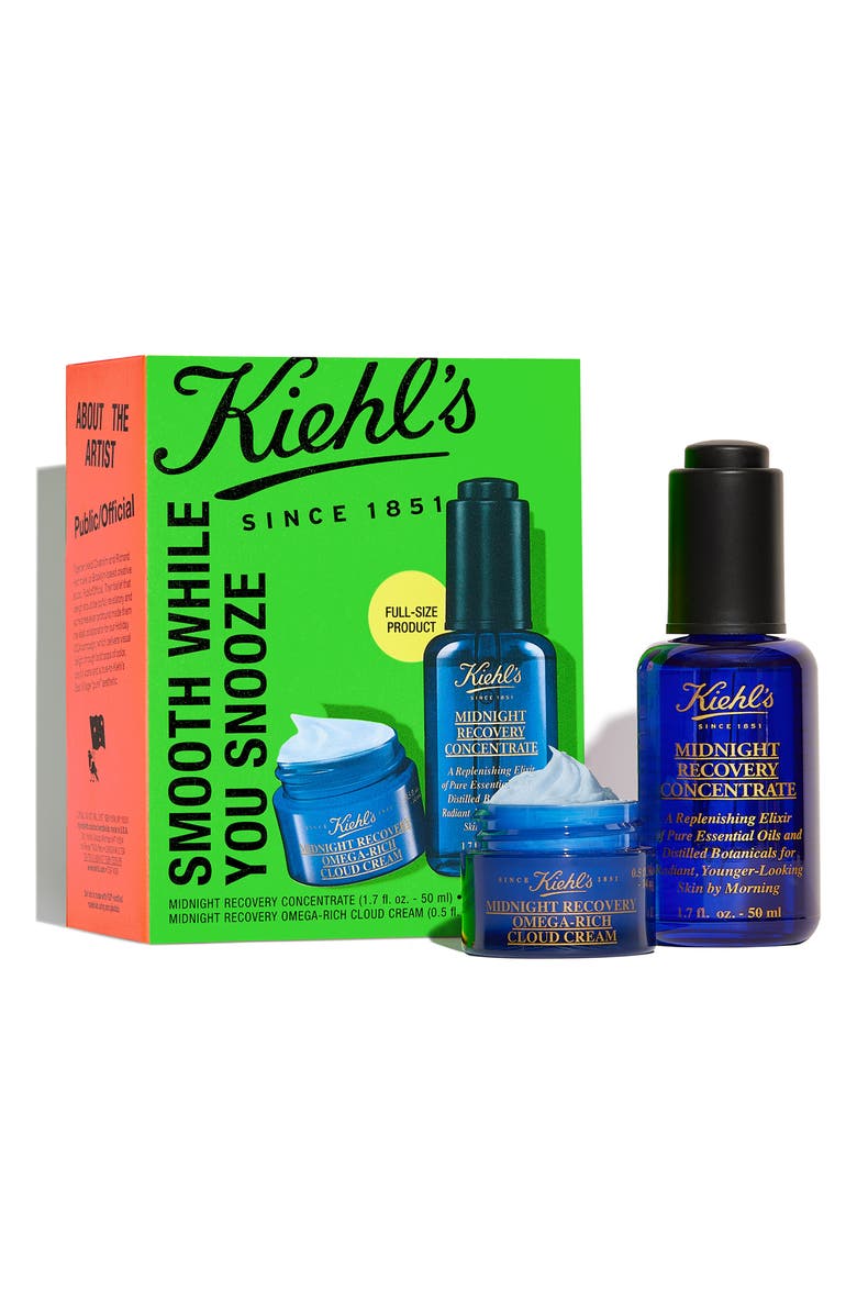Kiehl's Since 1851 Smooth While You Snooze Set $106 Value, Main, color, 