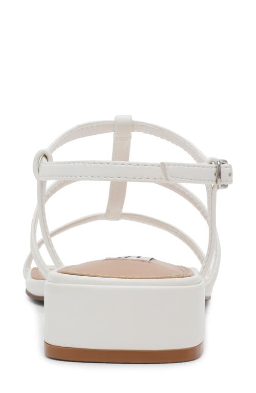 Steven New York Hapi Caged Sandal In White