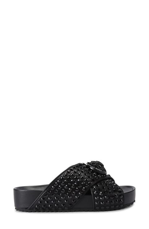 サンダル・ミュール   CHELSEA FLATFORM SANDALS 楽天市場】2WAY ダブルストラップ 4.5cm ウェッジソール