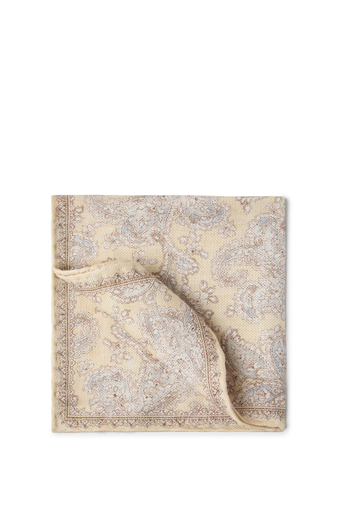 BRUNELLO CUCINELLI BRUNELLO CUCINELLI DOUBLE-FACE POCKET SQUARE