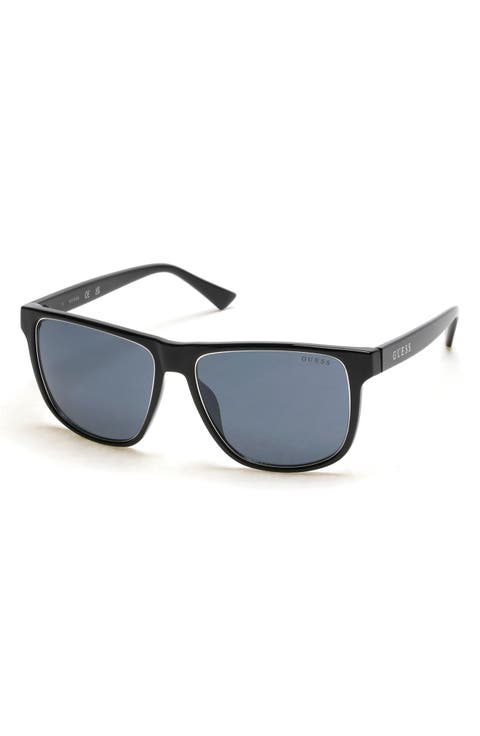 57mm Square Gradient Sunglasses