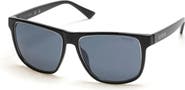 GUESS 57mm Square Gradient Sunglasses
