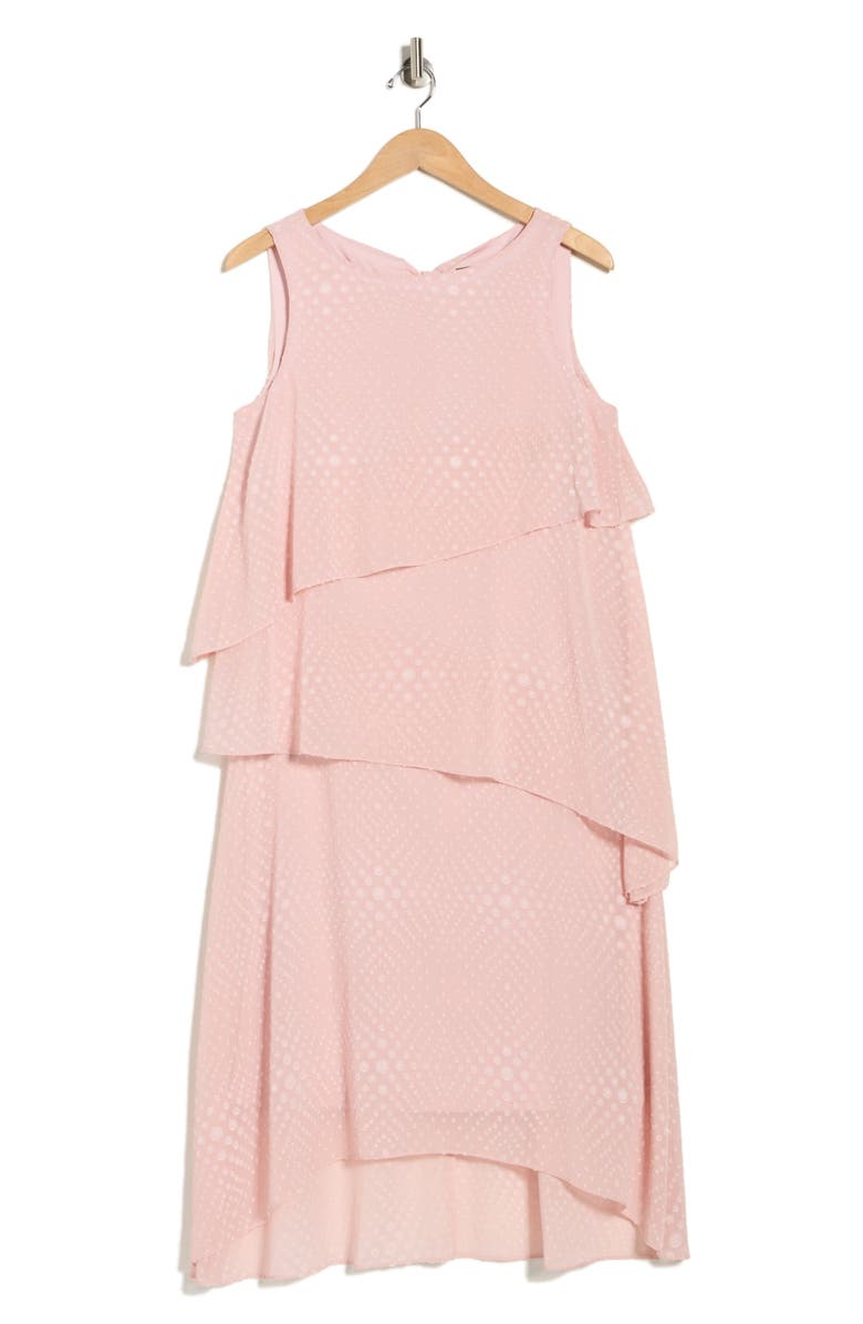 Julia Jordan High-Low Midi Dress, Alternate, color, Blush