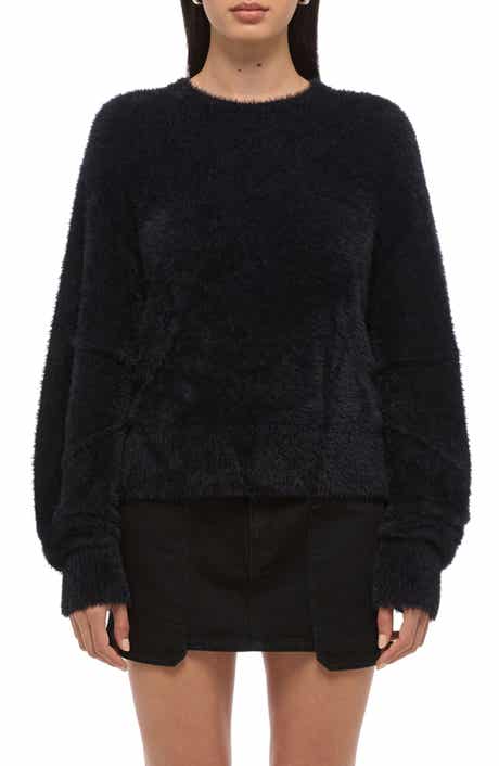 Apex Eyelash Faux Fur Sweater