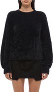 Helmut Lang Apex Eyelash Faux Fur Sweater