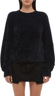 Helmut Lang Apex Eyelash Faux Fur Sweater