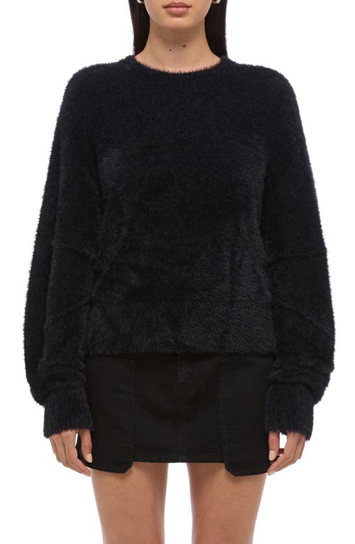 Helmut Lang Apex Oversized Eyelash Sweater In Black
