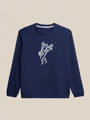 ASHWORTH GOLF Golfman Satin Stitch Crew