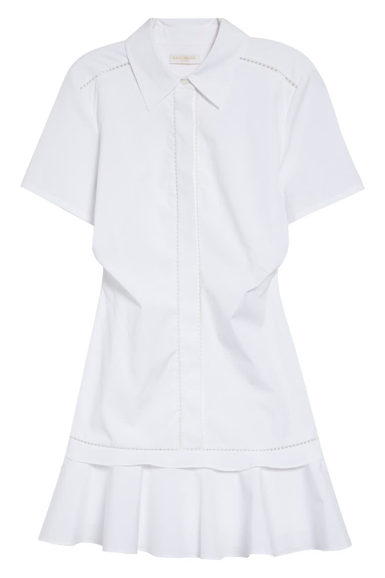 Mia Mini Shirtdress, Alternate, color, WHITE