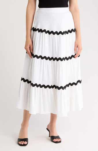 Roye Rickrack Tiered Skirt