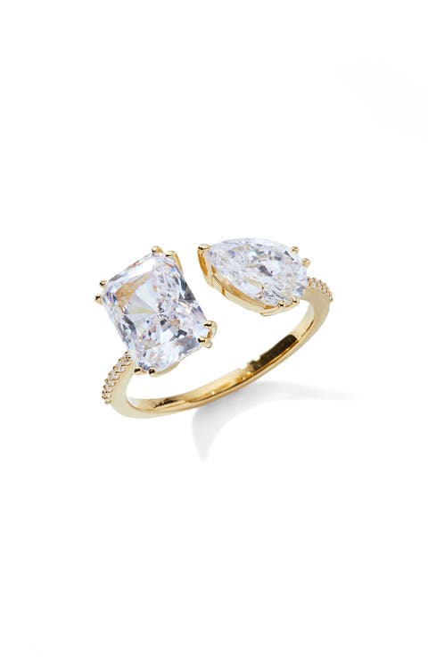 A la Carte Cubic Zirconia Duo Ring