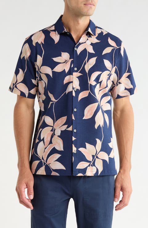 Fresco de Cas Short Sleeve Button-Up Shirt