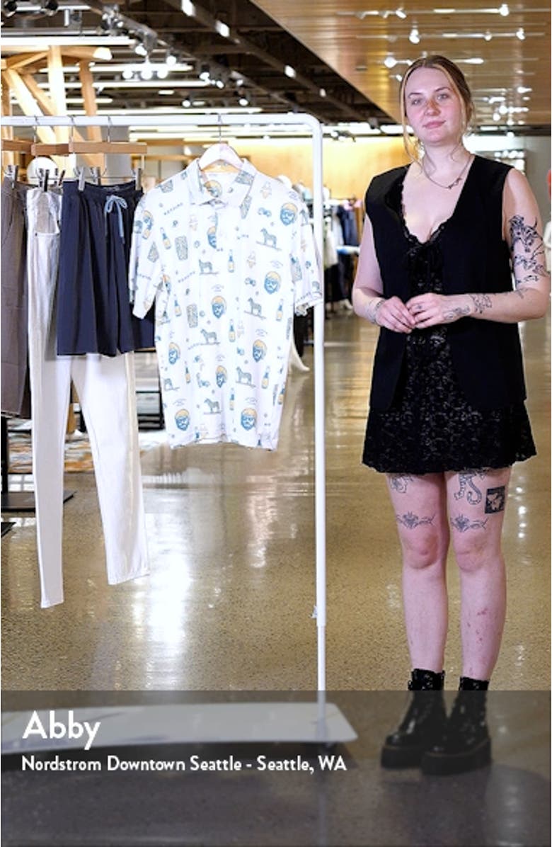 Jerry Icon Print Golf Polo, sales video thumbnail