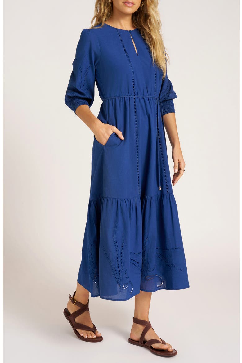 Rynne Maxi Dress, Alternate, color, COBALT