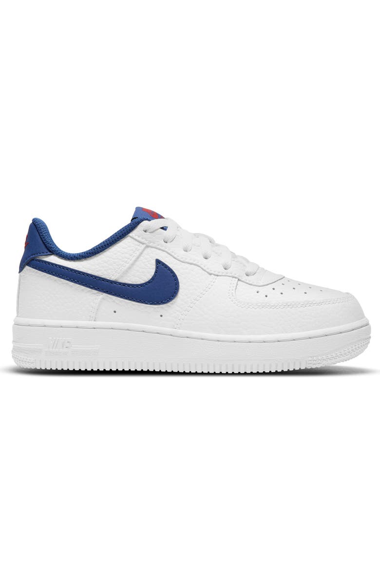 Nike Kids' Air Force 1 Sneaker, Alternate, color, White/ Red/ Royal Blue