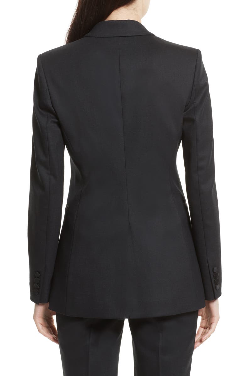 Theory Wool Blend Tuxedo Jacket, Alternate, color,