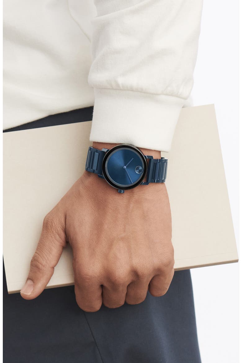 Bold Evolution Bracelet Watch, 40mm, Alternate, color, BLUE