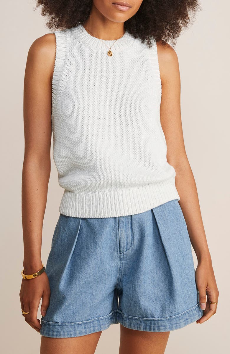 vineyard vines Cotton Blend Sleeveless Sweater, Main, color, 