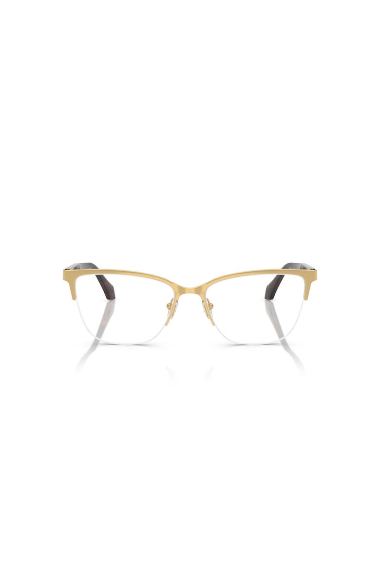 Versace 54mm Cat Eye optical glasses, Alternate, color, Gold