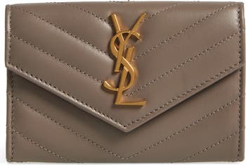 Small Matelassé Leather Envelope Wallet