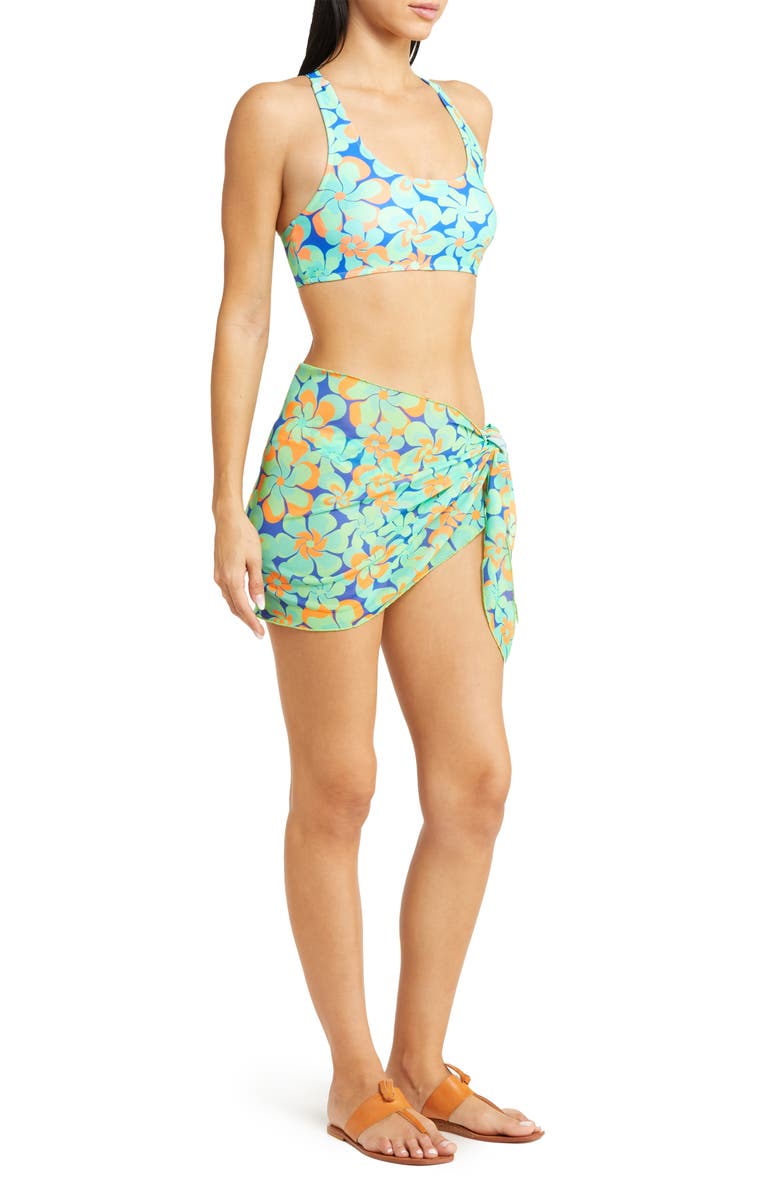 Kulani Kinis Psychedelic Mesh Sarong, Alternate, color,