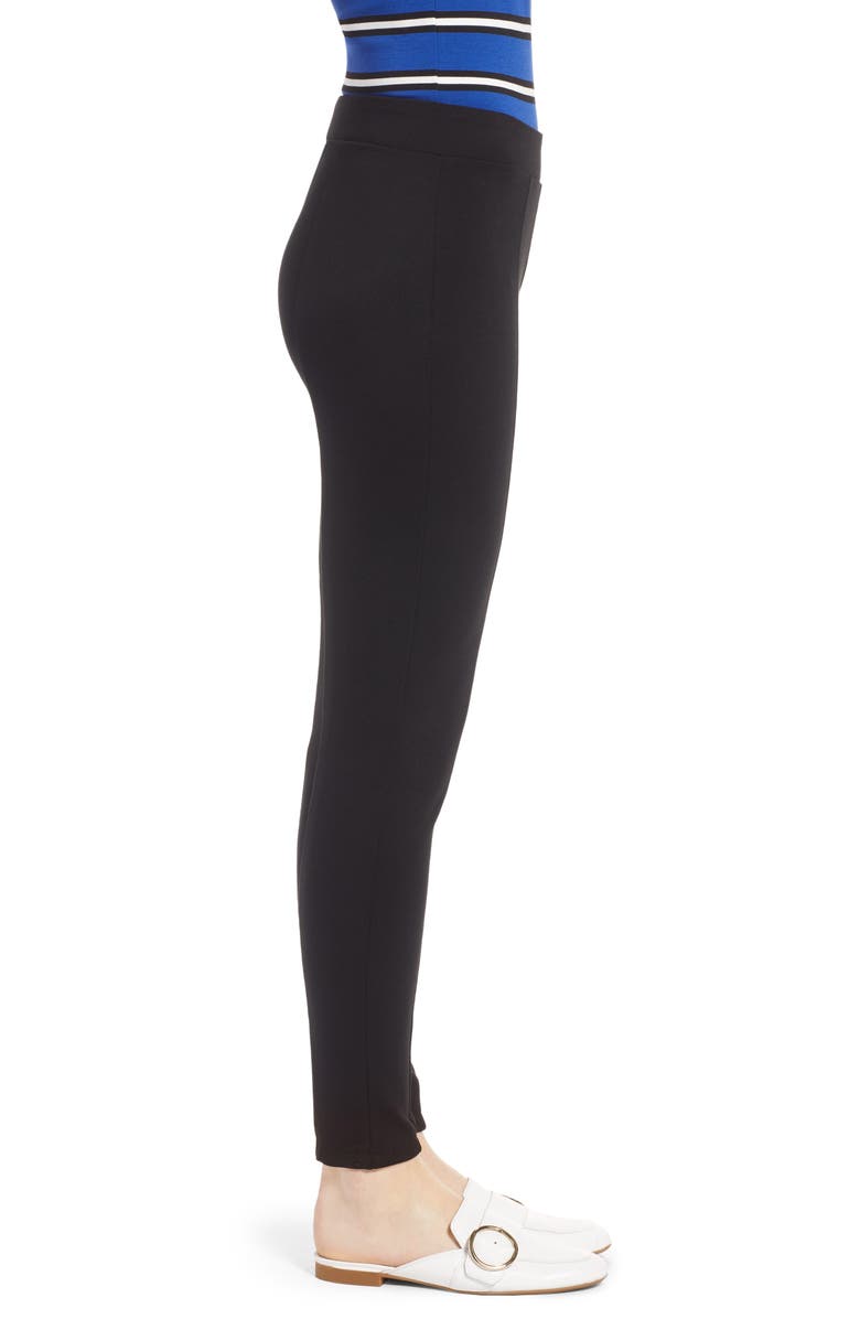 Halogen<sup>®</sup> Seamed Ponte Knit Leggings, Alternate, color, 