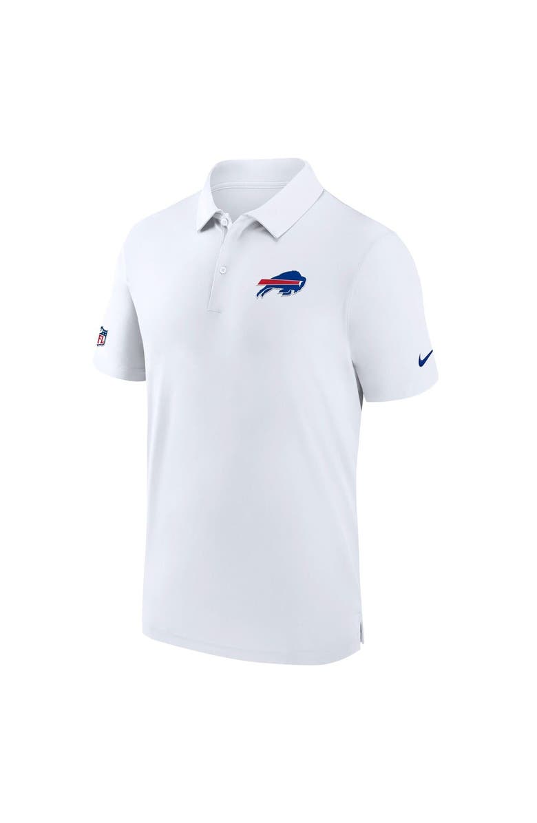 Nike Men's Nike White Buffalo Bills Sideline Coaches Performance Polo, Alternate, color, 