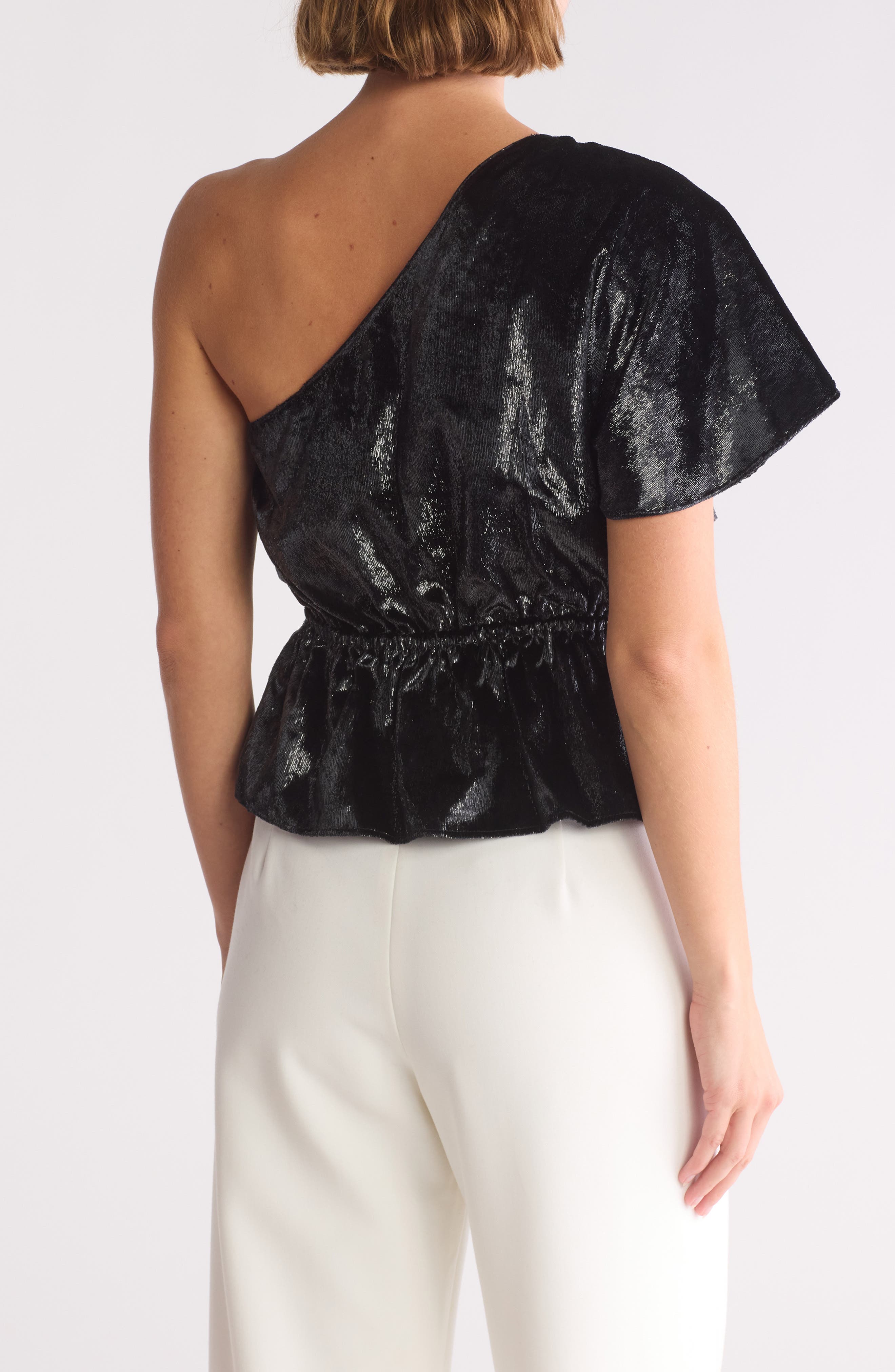 One-Shoulder Ruffle Top - image 2