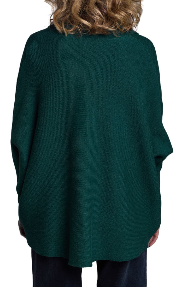 SAACHI Oversize Ribbed Knit Cardigan, Alternate, color, Green