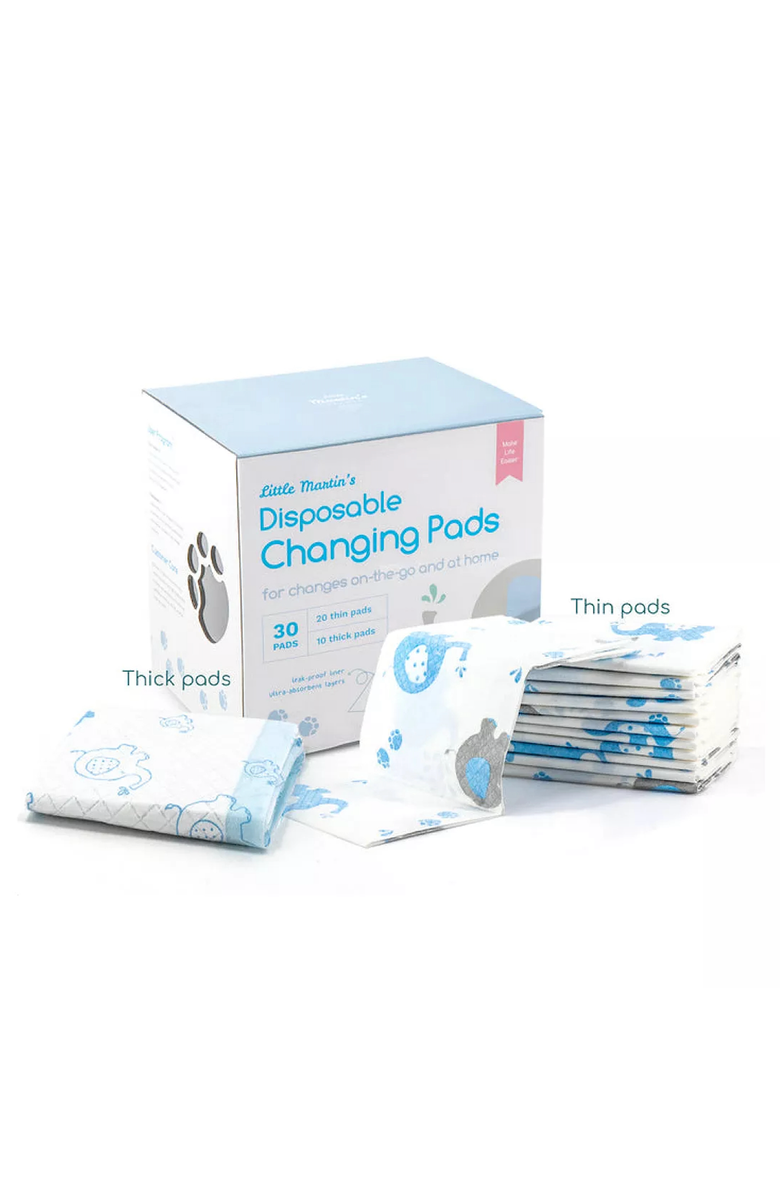 Little Martin's Disposable Changing Pads 30 Count, Main, color, Multicolored
