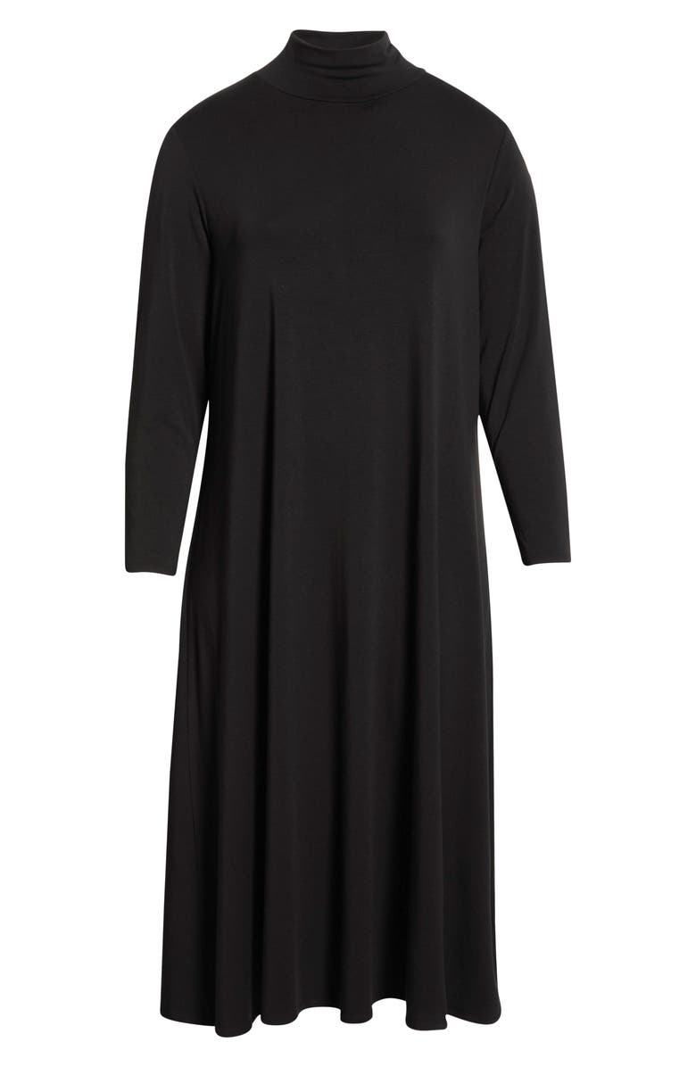 Eileen Fisher Long Sleeve Jersey Maxi Dress, Alternate, color, 