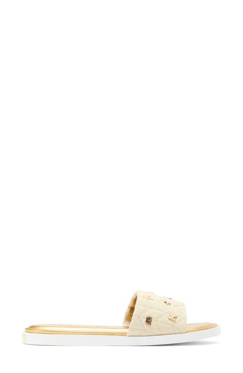 Karl Lagerfeld Paris Carenza Studded Slide Sandal