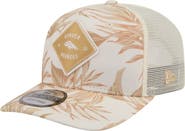 New Era Men's New Era Tan Denver Broncos Tonal Palm COOLERA 9SEVENTY Adjustable Trucker Hat