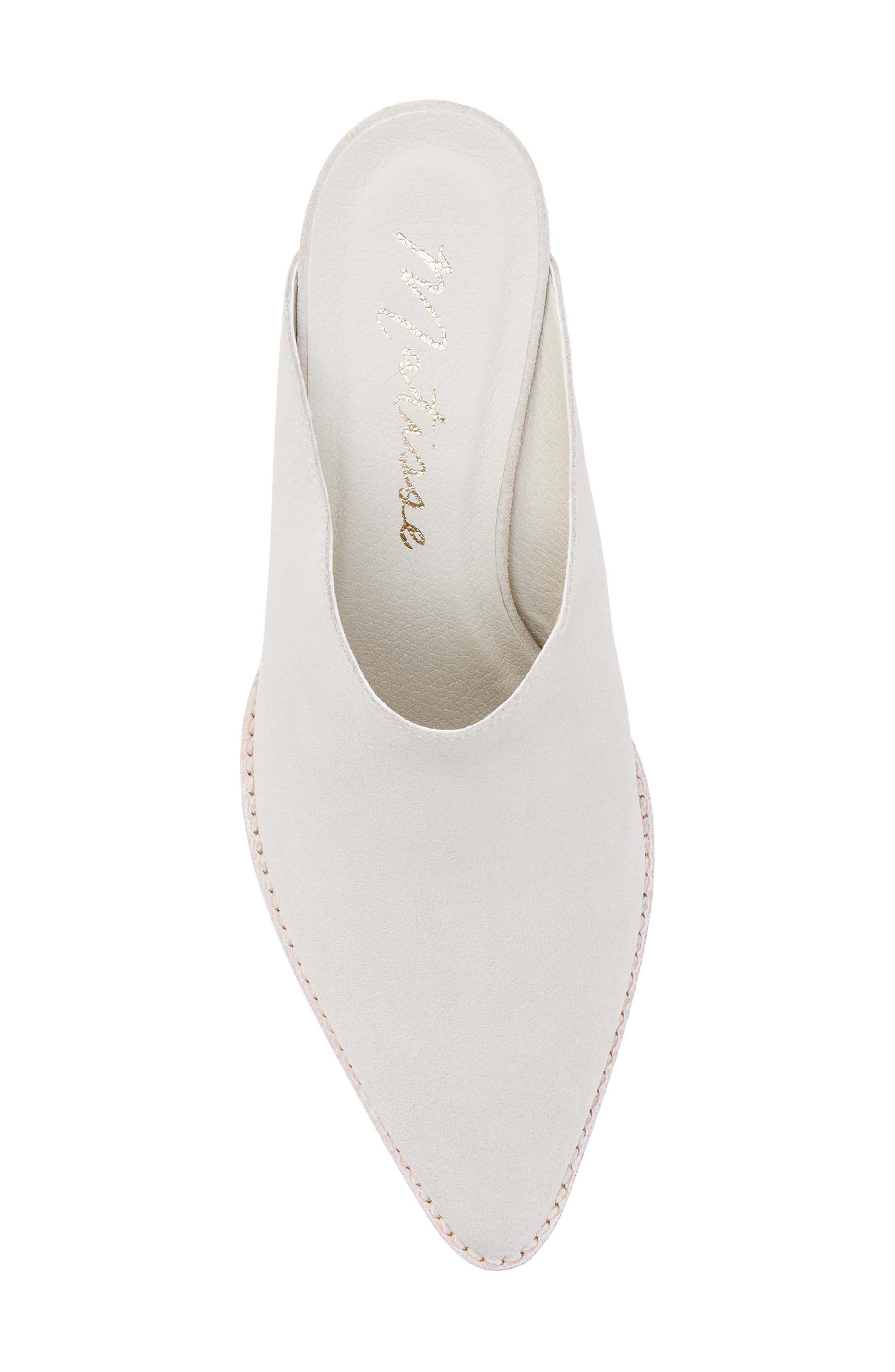 Cammy Pointy Toe Mule, Alternate, color, ECRU SUEDE