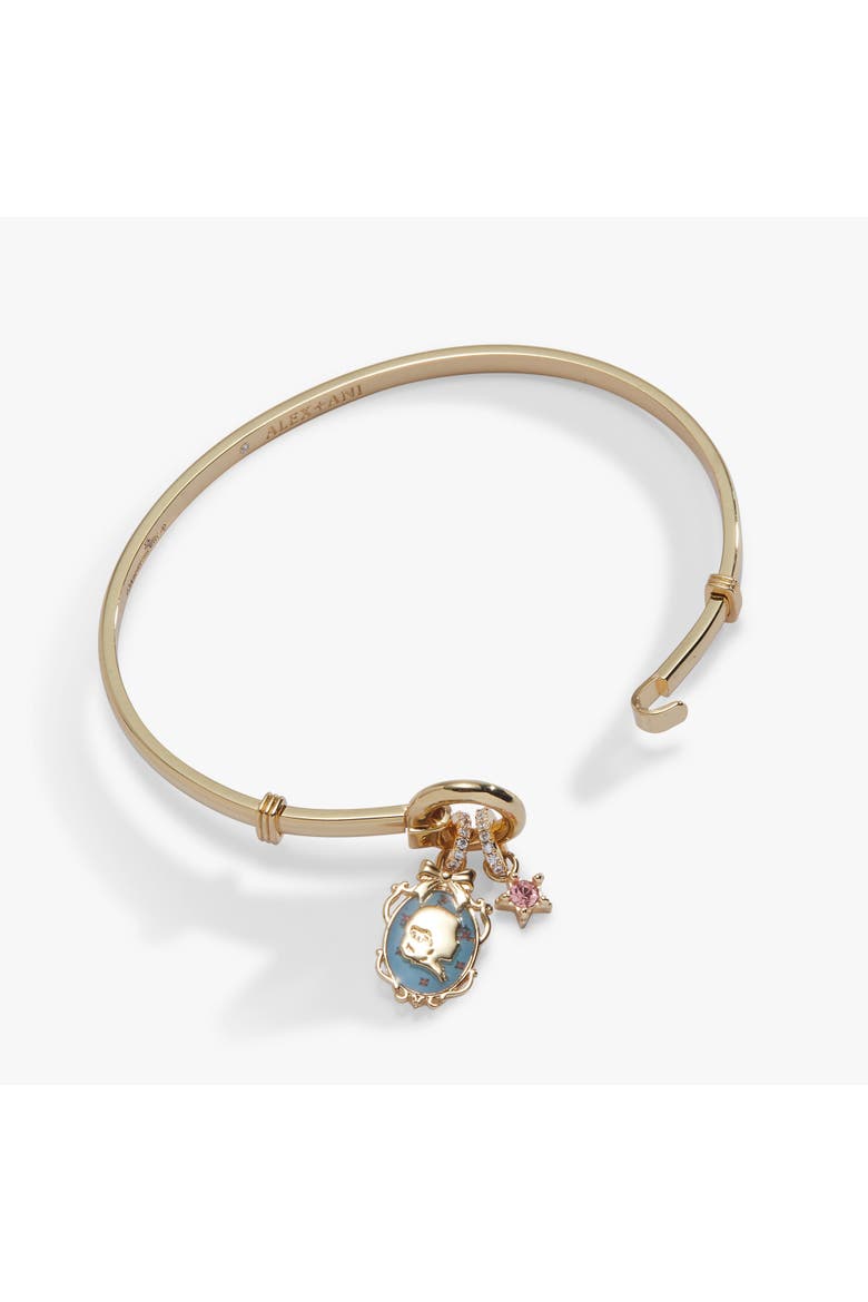 American Girl® Kirsten 'Brave' Tension Bangle, Alternate, color, Gold
