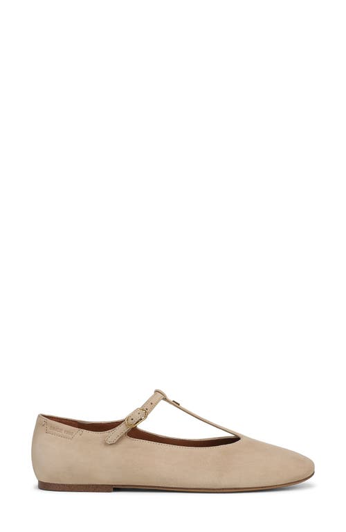 Franco Sarto Marylee T-strap Flat In Neutral