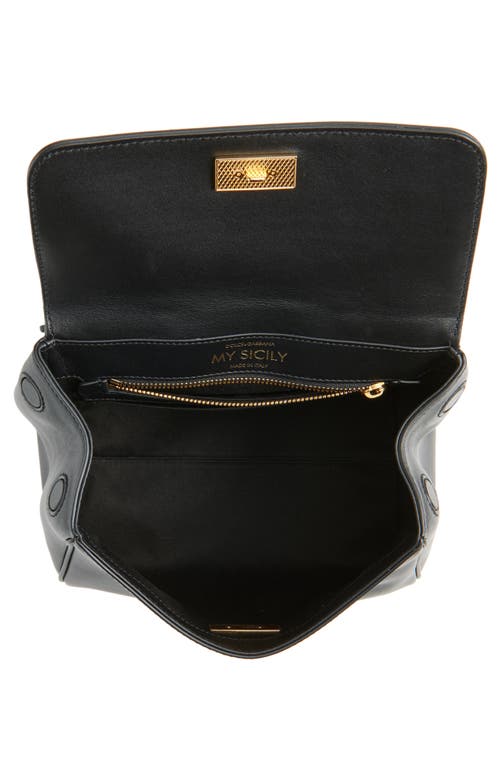 Dolce & Gabbana Dolce&gabbana My Sicily Plongé Leather Top Handle Bag