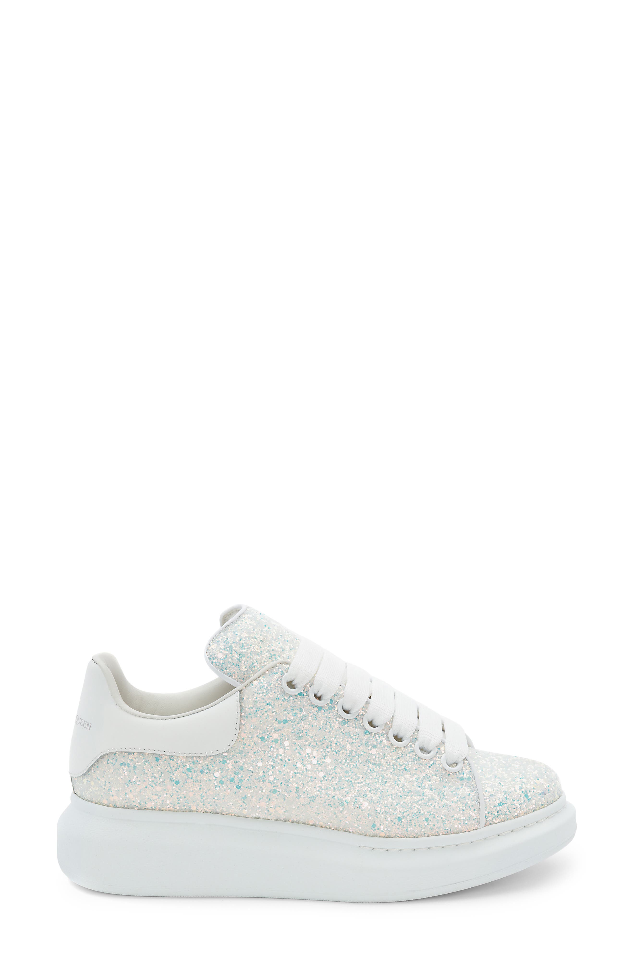 McQueen Alexander McQueen Oversize Glitter Sneaker, Main, color, 