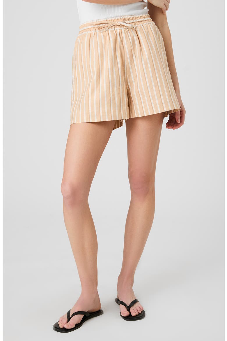 Sandlot Stripe Tie Waist Shorts, Main, color, SANDLOT STRIPE