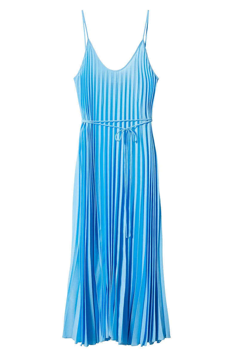 MANGO Pleated Slipdress, Alternate, color, 